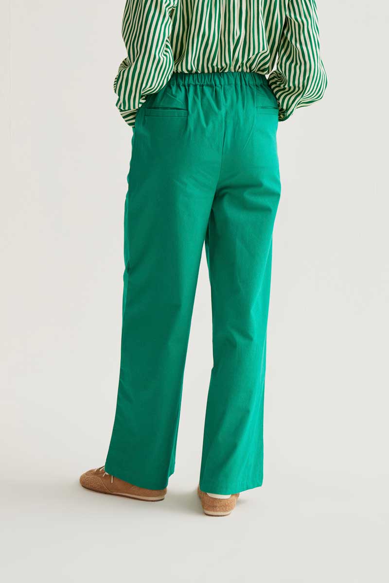 Green 100% cotton Trousers