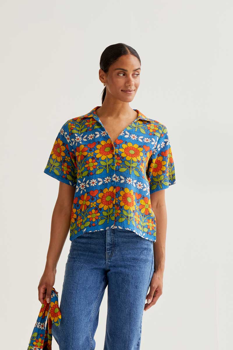 Garden Print Shirt