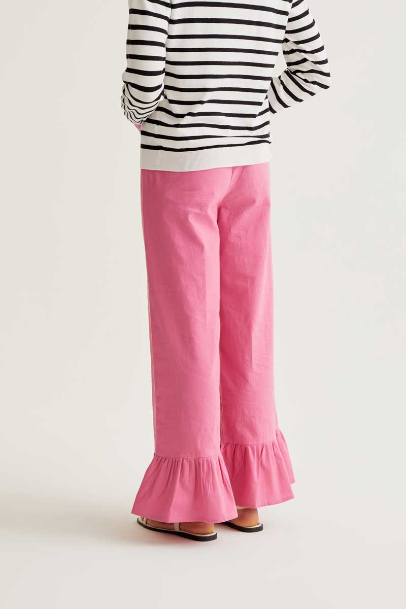 Pink 100% Cotton Trousers