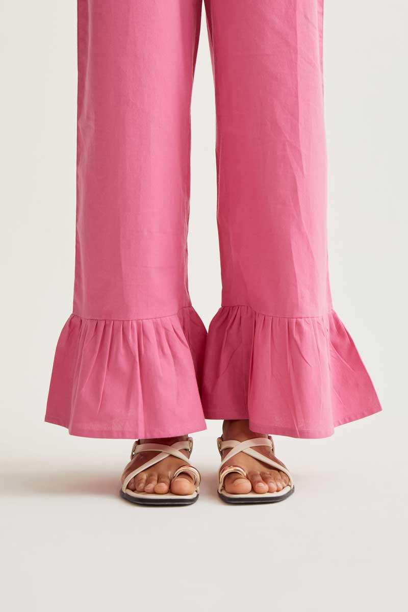Pink 100% Cotton Trousers