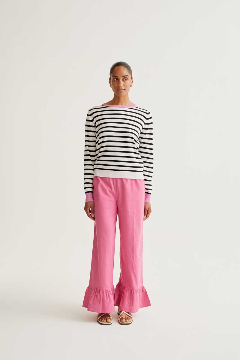 Pink 100% Cotton Trousers