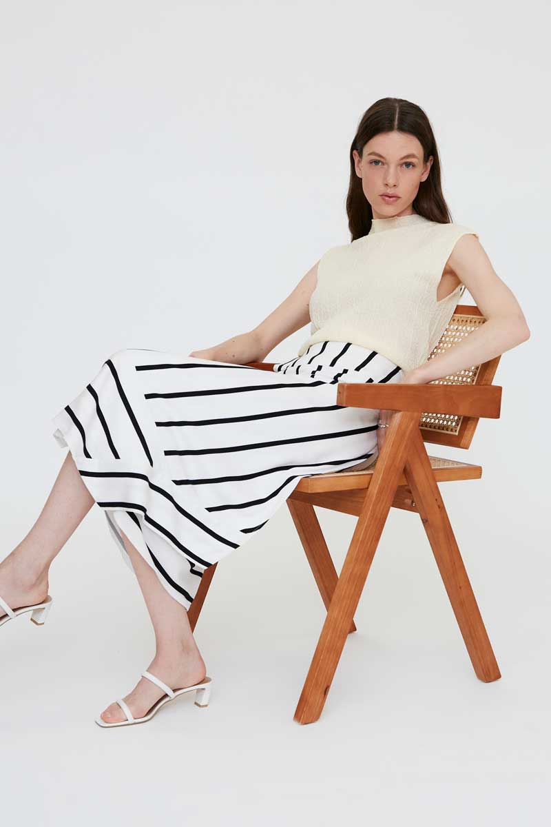 Ecru Knit Top