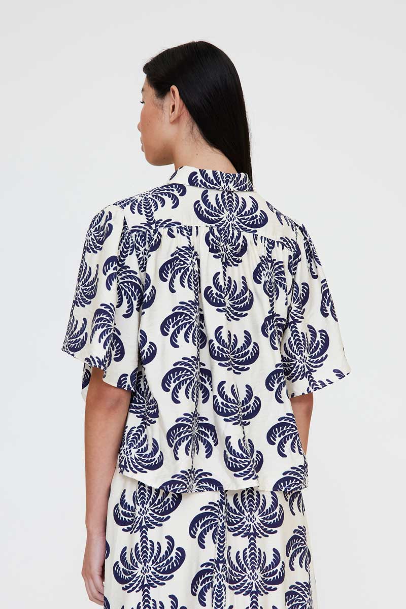 Short Sleeve Palms Spring Shirt