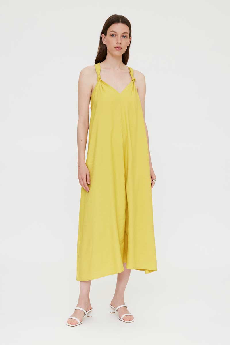 Long Yellow Dress