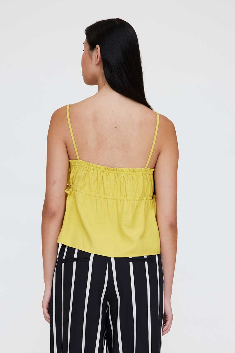 Flowy Strapy Yellow Top