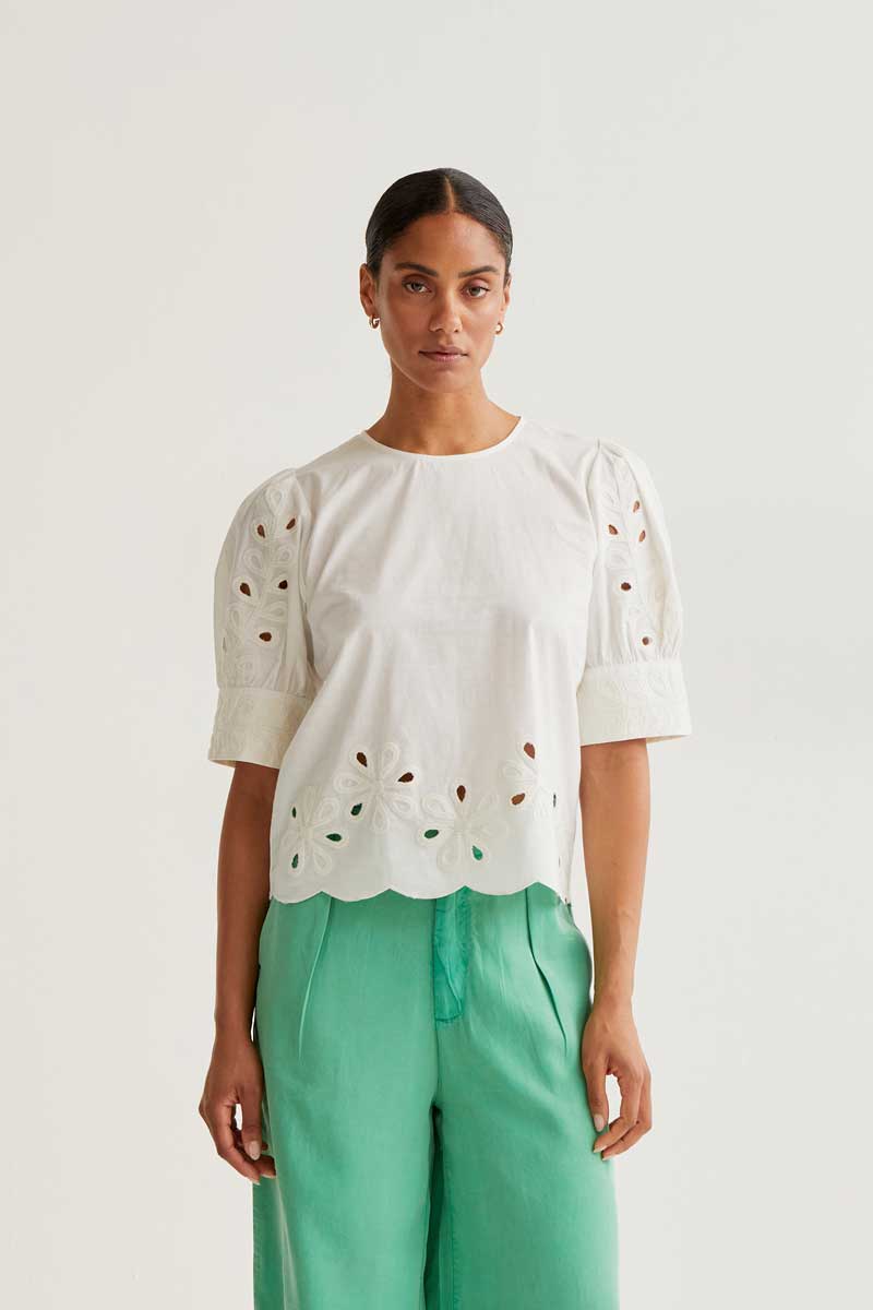 Ecru Cotton Top