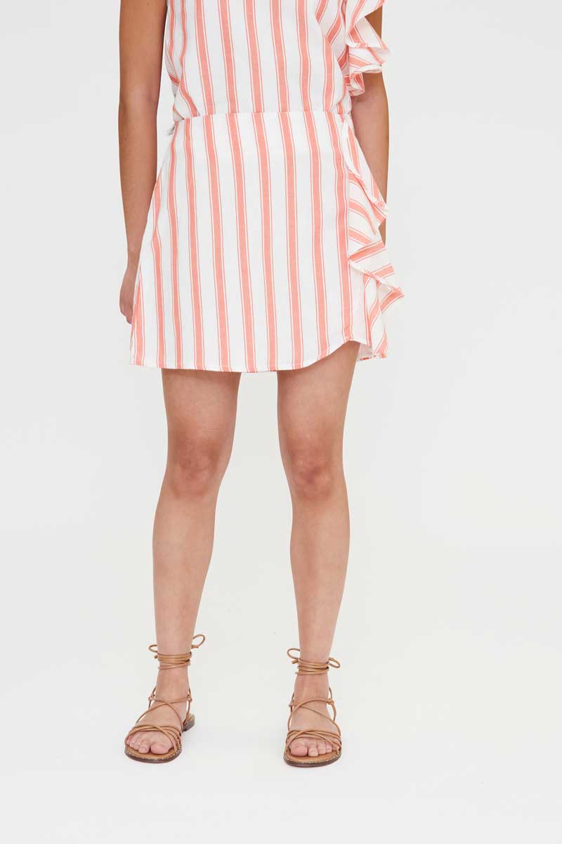 Short Striped Skirt