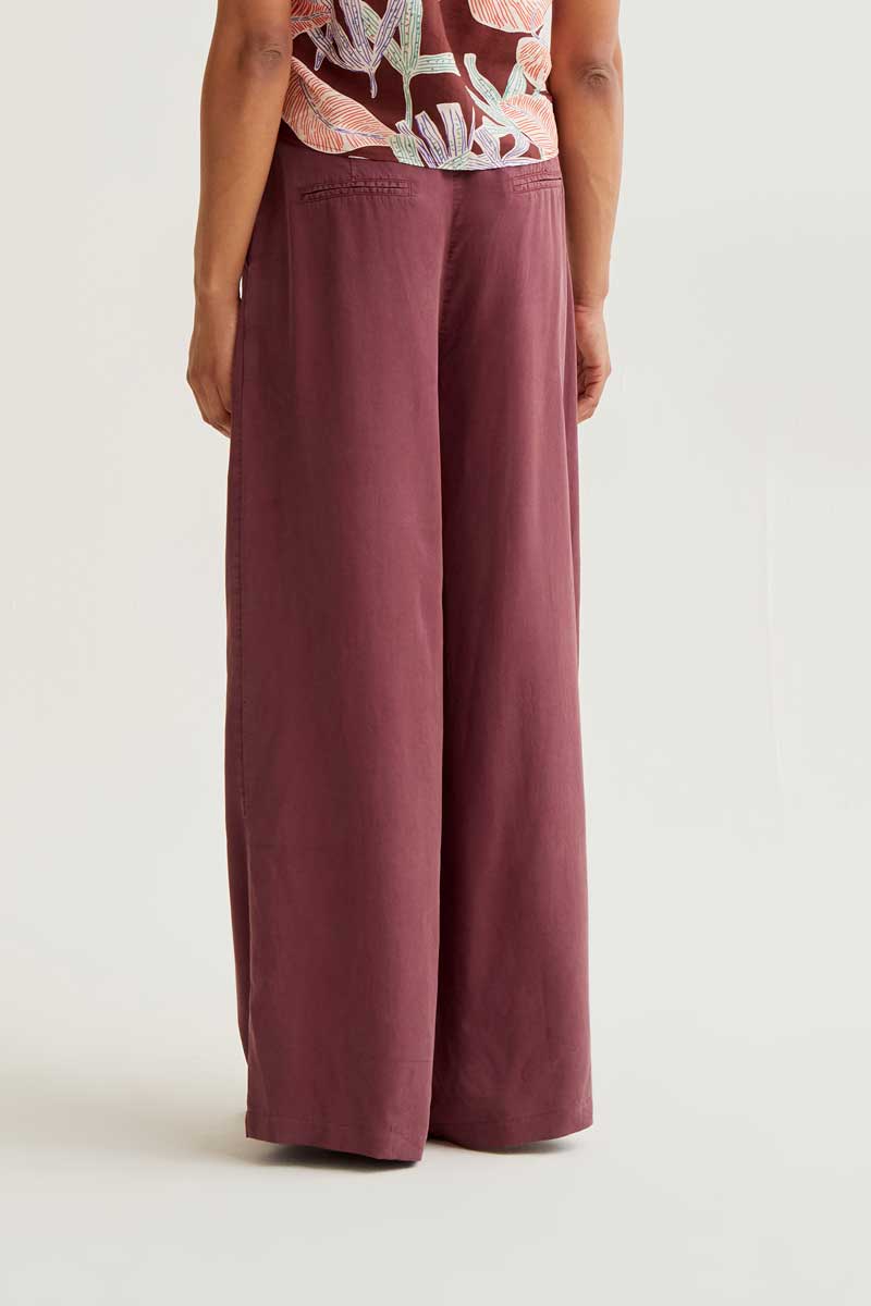 Brown Wide Leg Throusers