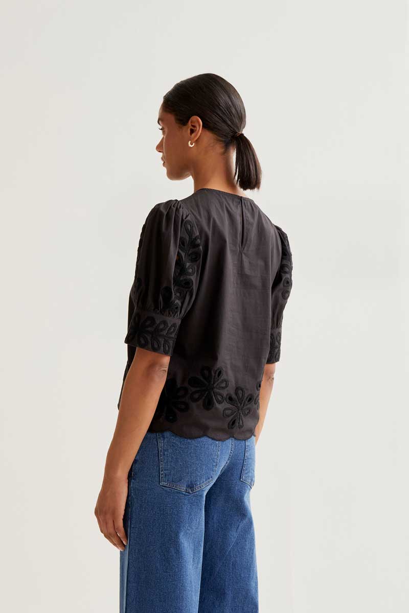 Black Cotton Top