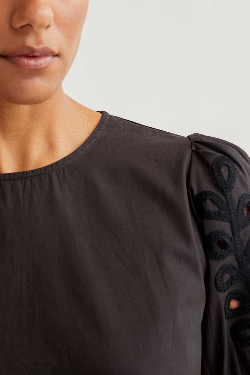 Black Cotton Top
