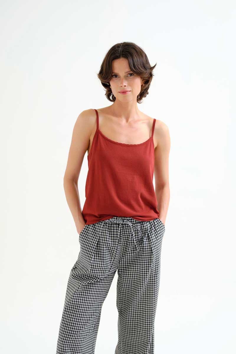 Brown Tank Top