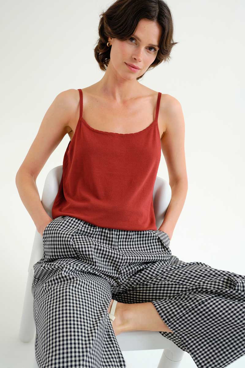 Brown Tank Top