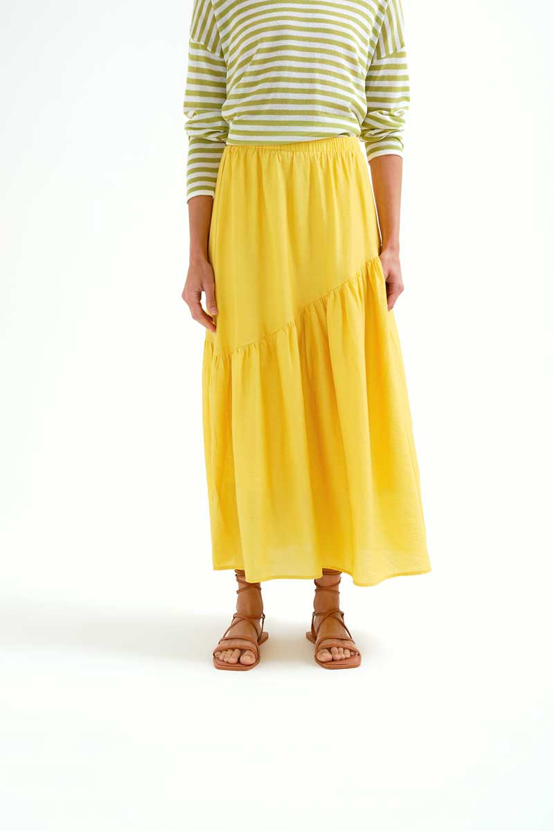 Long Yellow Skirt
