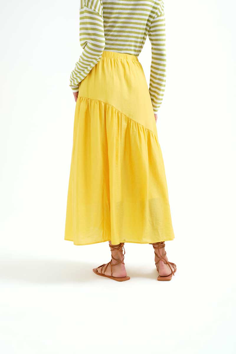 Long Yellow Skirt