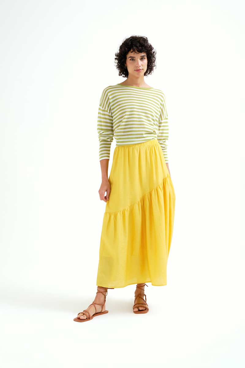 Long Yellow Skirt