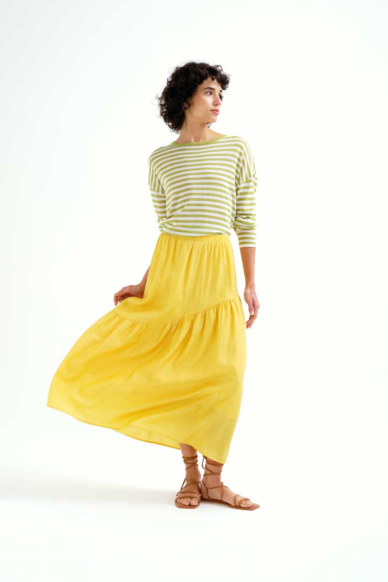 Long Yellow Skirt