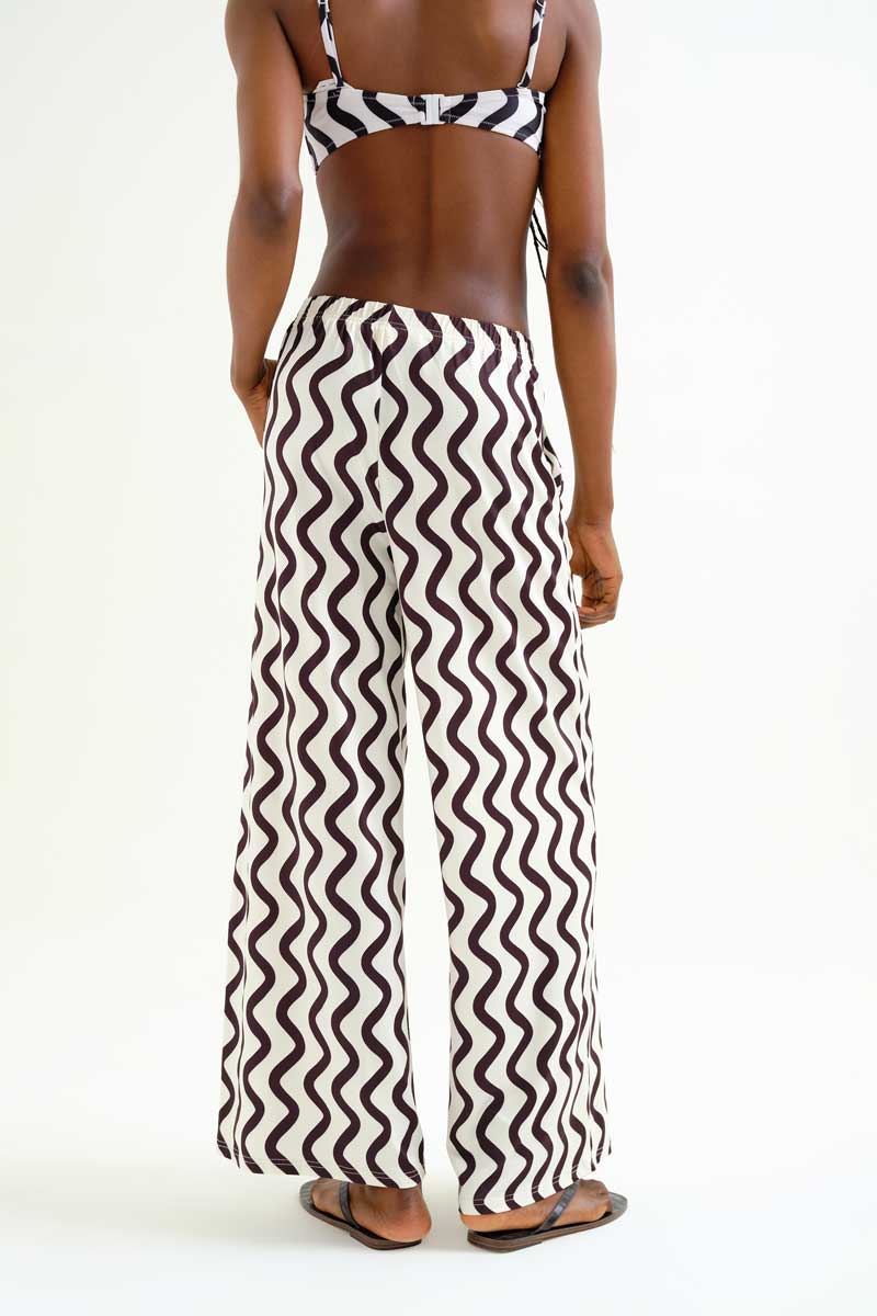 Black and White Beach Trousers