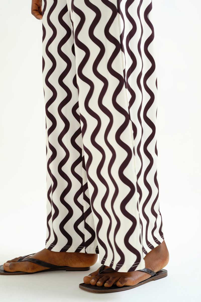 Black and White Beach Trousers
