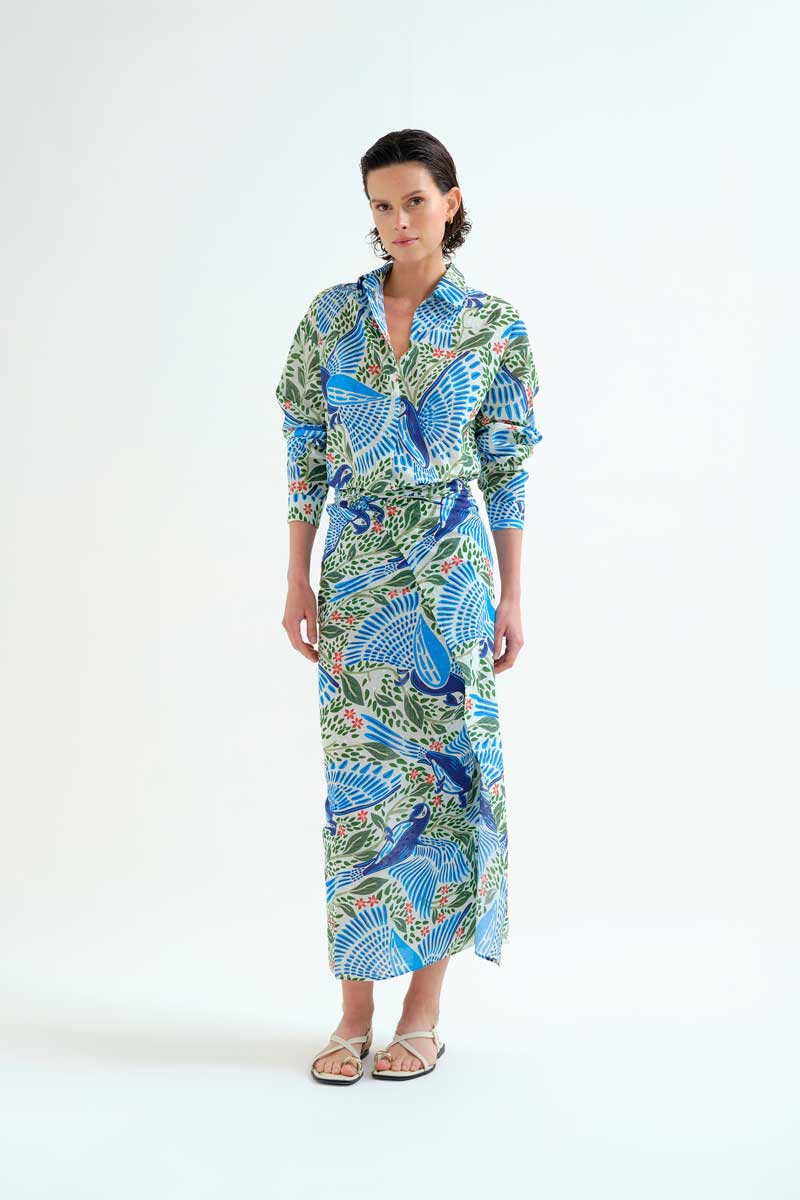 Parrot Print Sarong