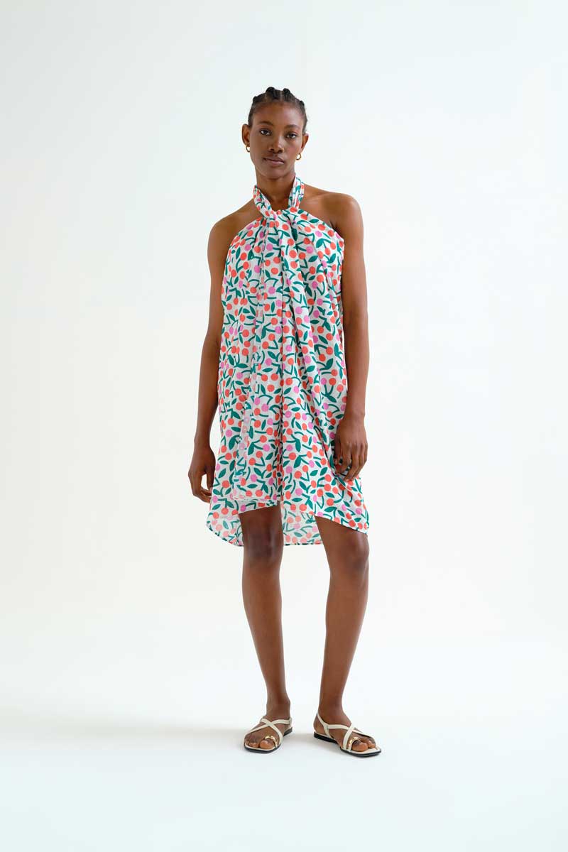 Cherry Print Sarong