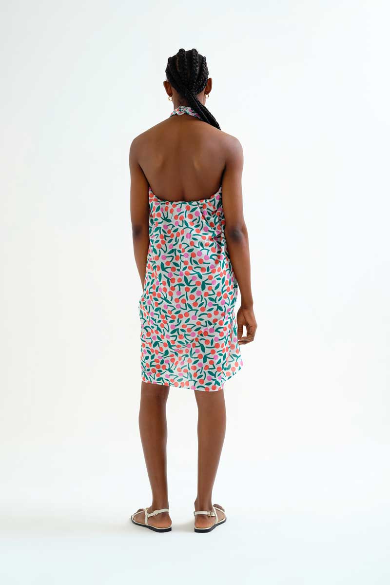 Cherry Print Sarong