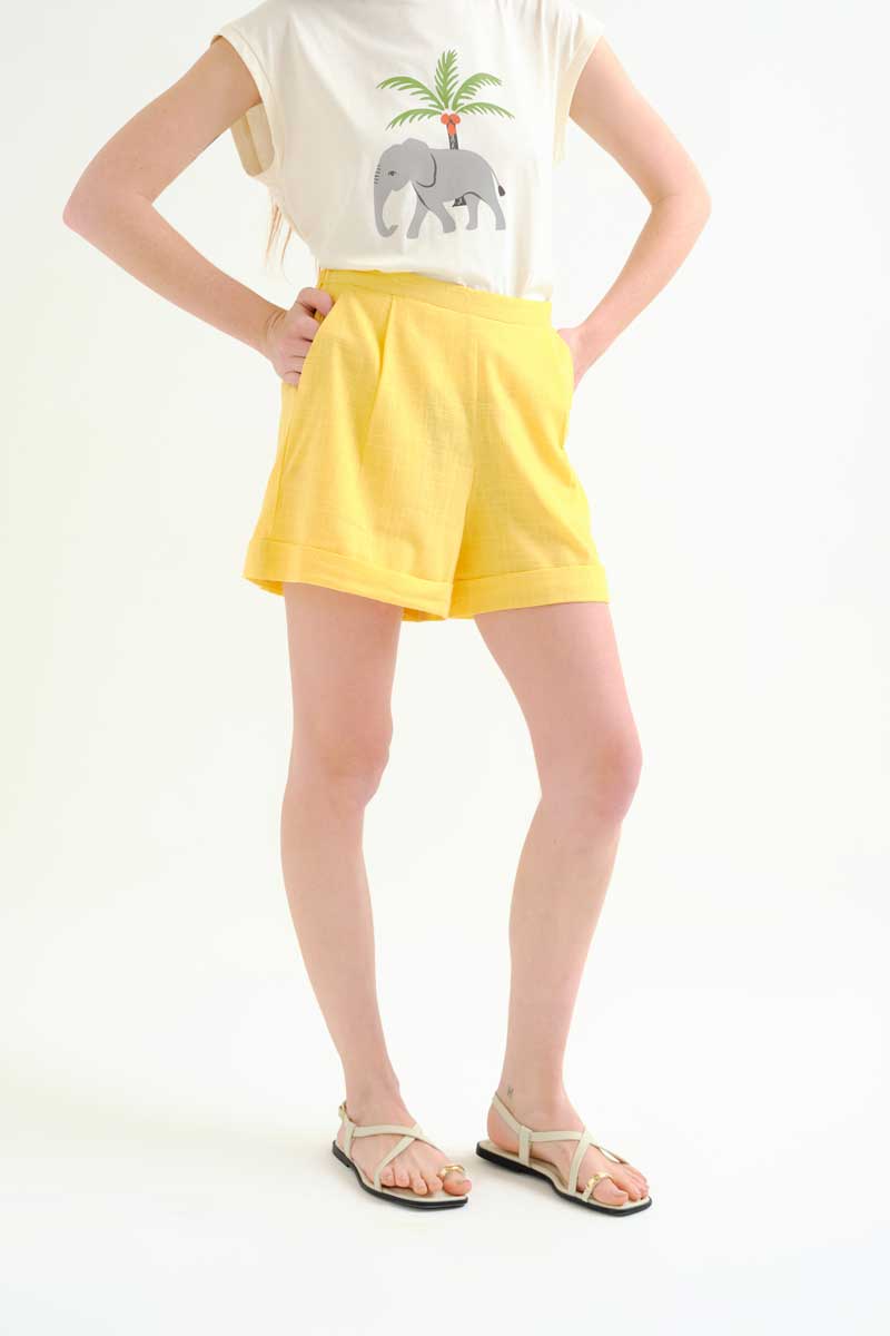 Yellow Shorts
