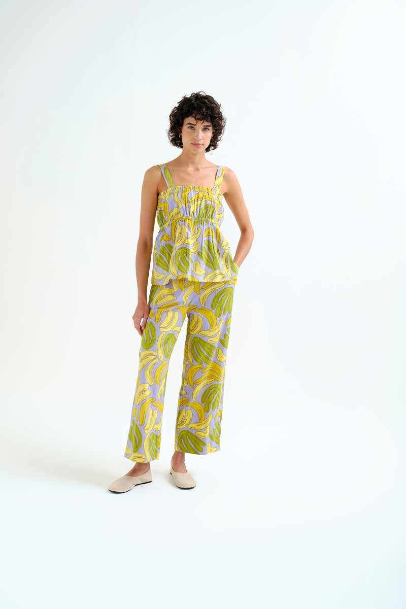 Strappy Top with Guinea Print