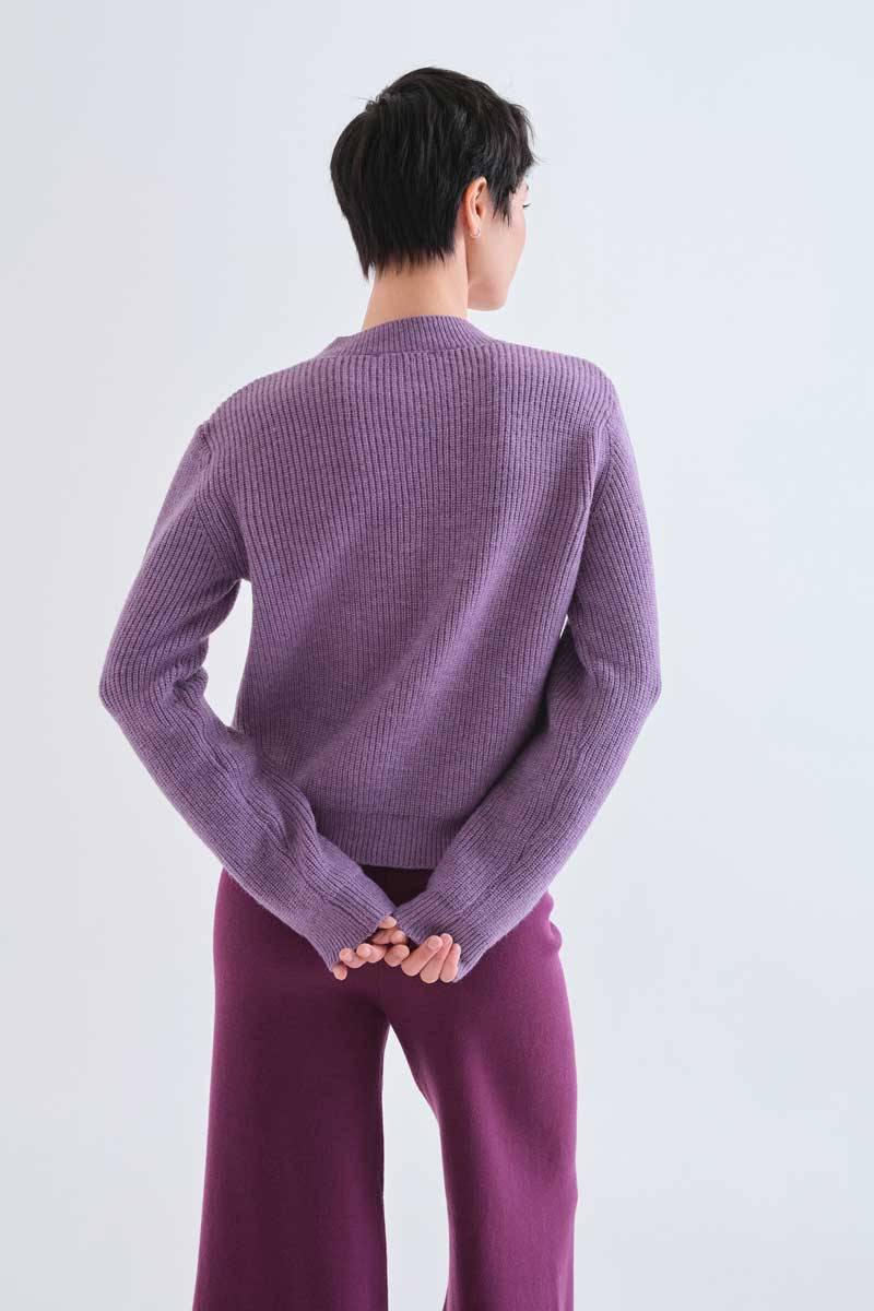 Lilac Bow-Tie Cardigan