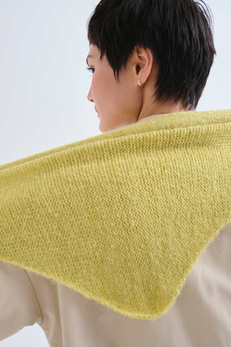 Yellow Knitted Scarf