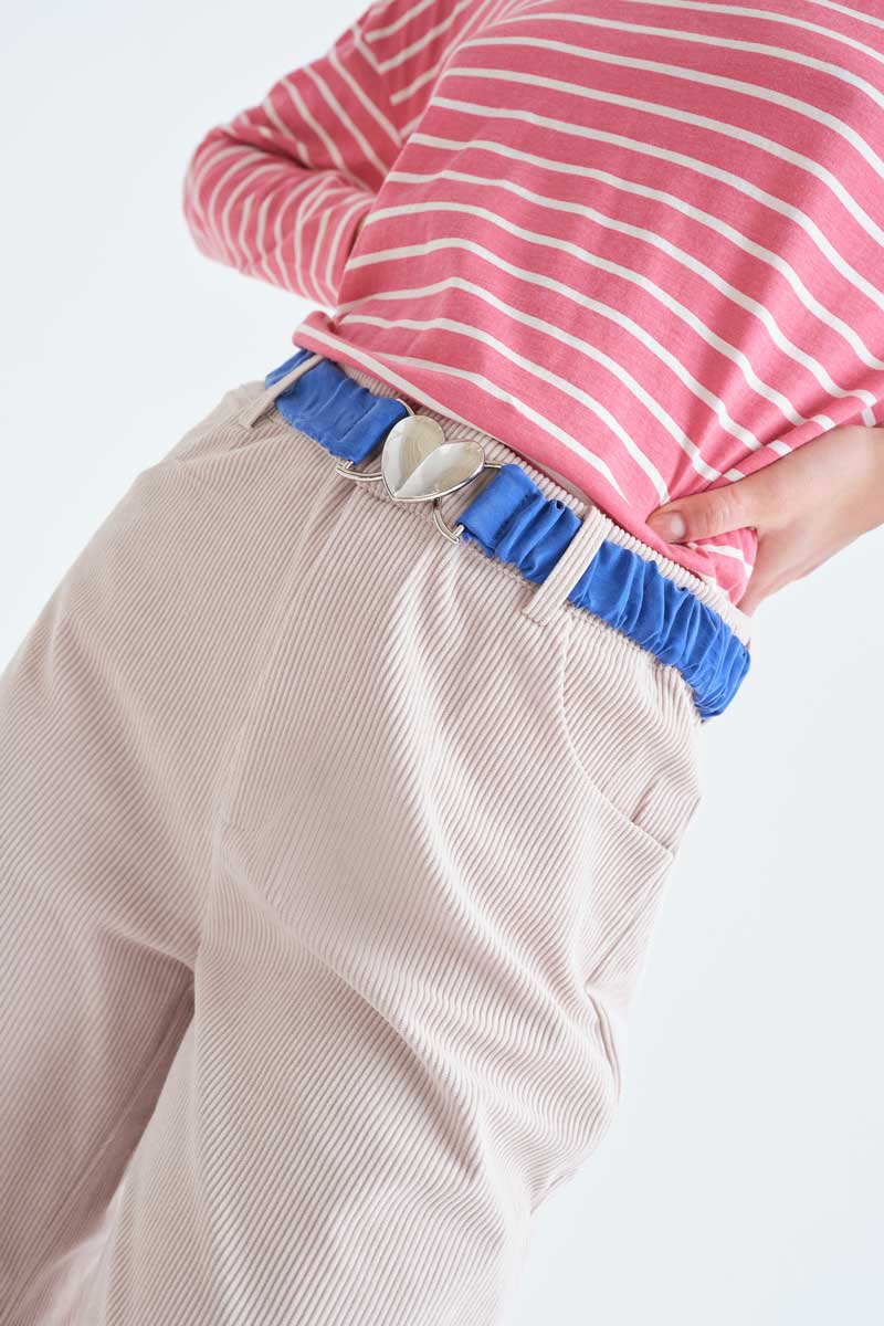 Blue Elasticated Belt