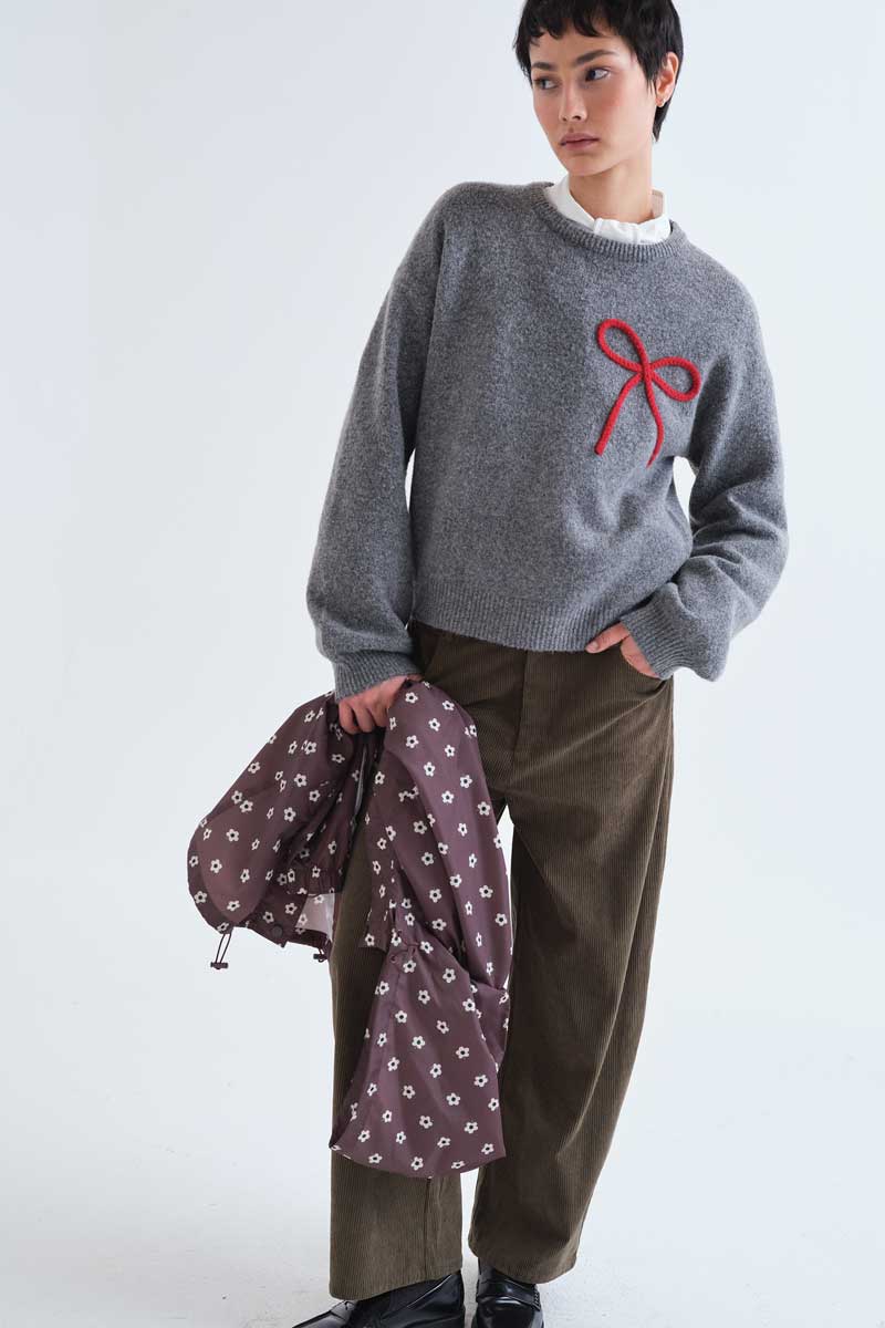 Olive Textured Straight-Leg Trousers