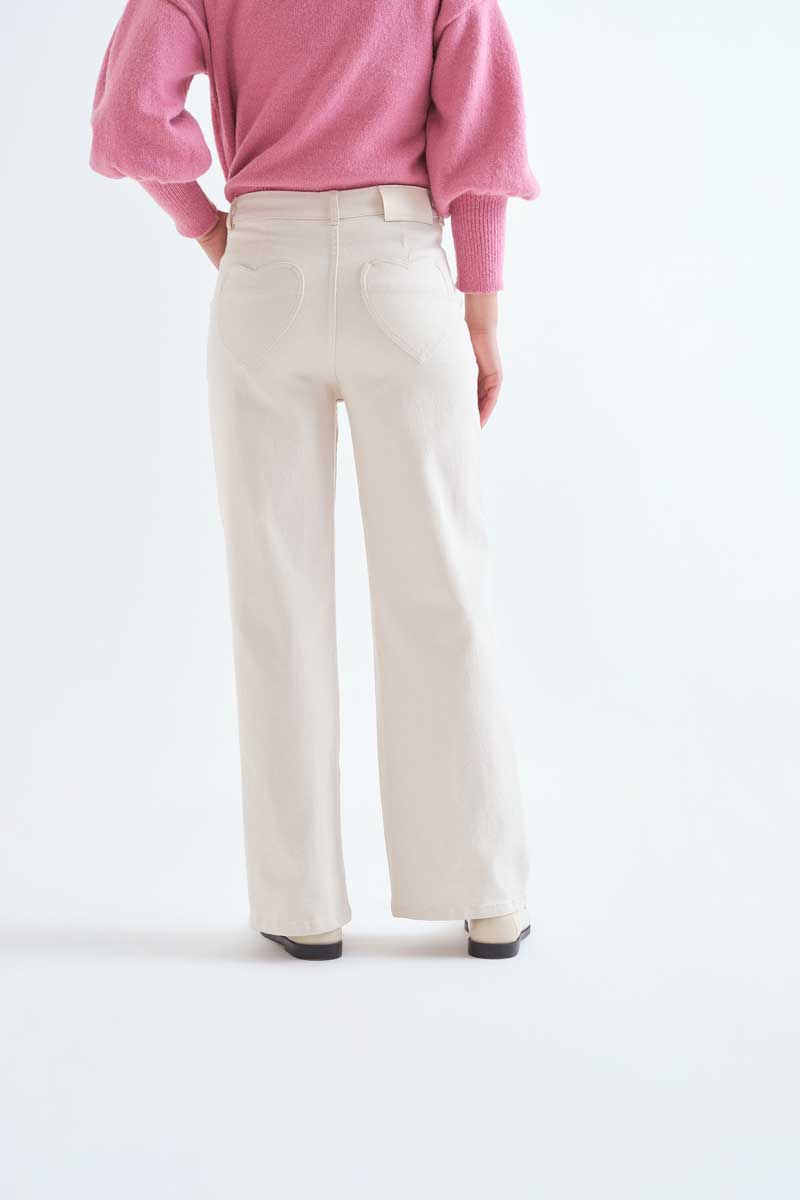 Cream White Trousers