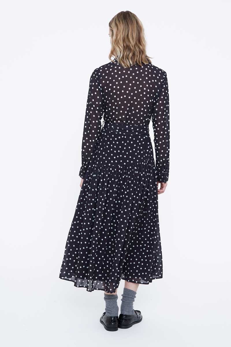 Polka Dot Midi Dress