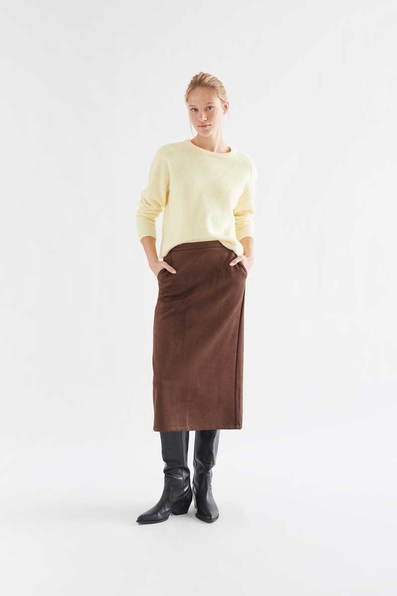 Butter Yellow Wool-Blend Sweater