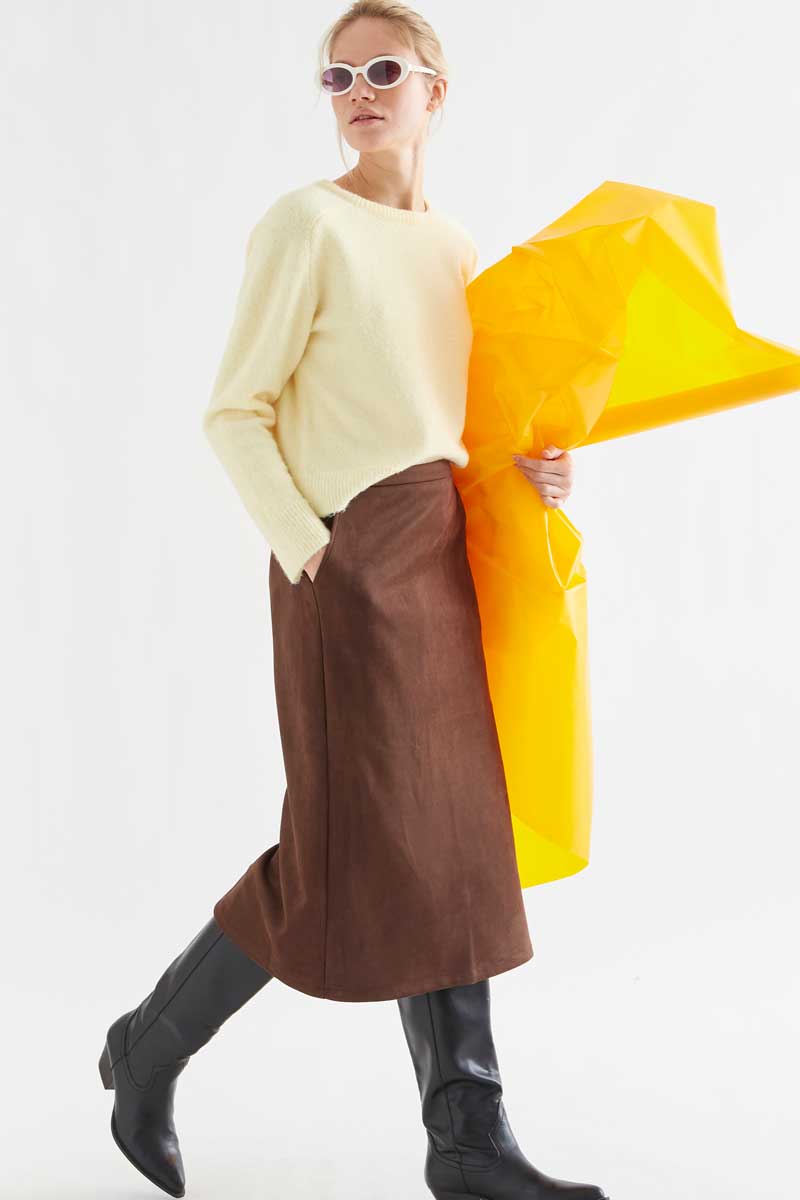 Butter Yellow Wool-Blend Sweater