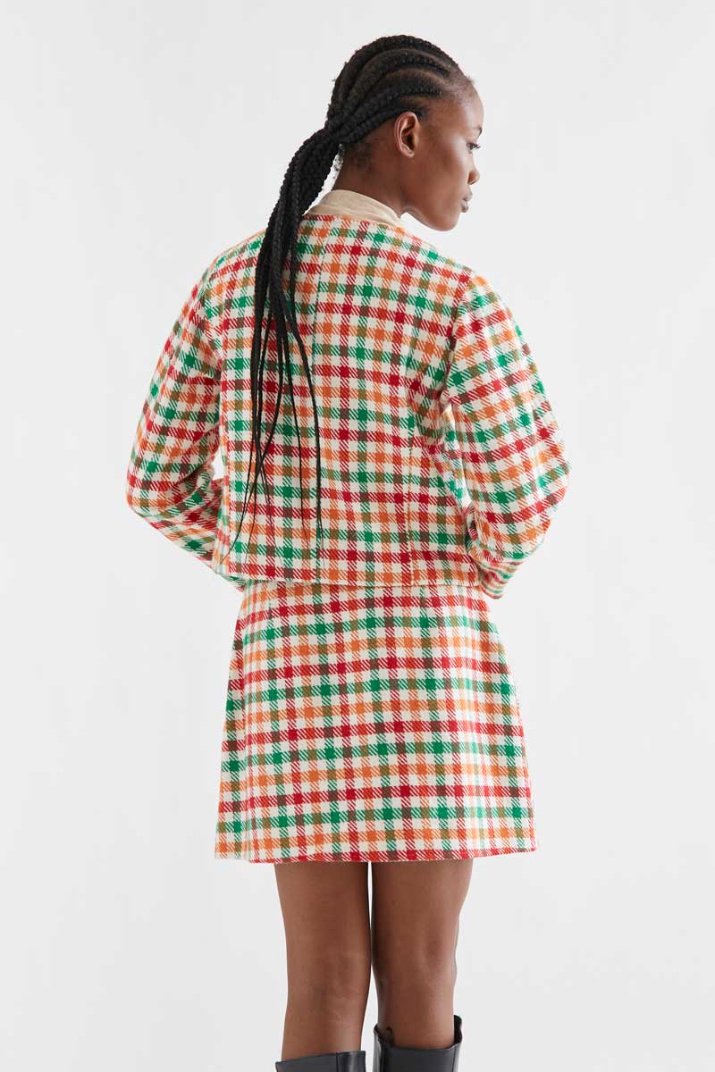 Multicolour Check Jacket