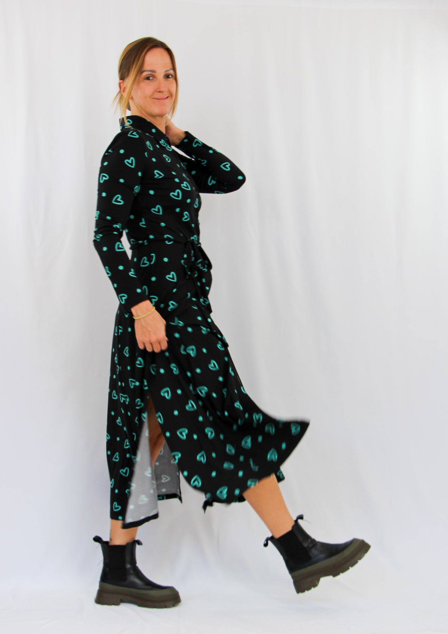 Black Long Sleeve Dress.