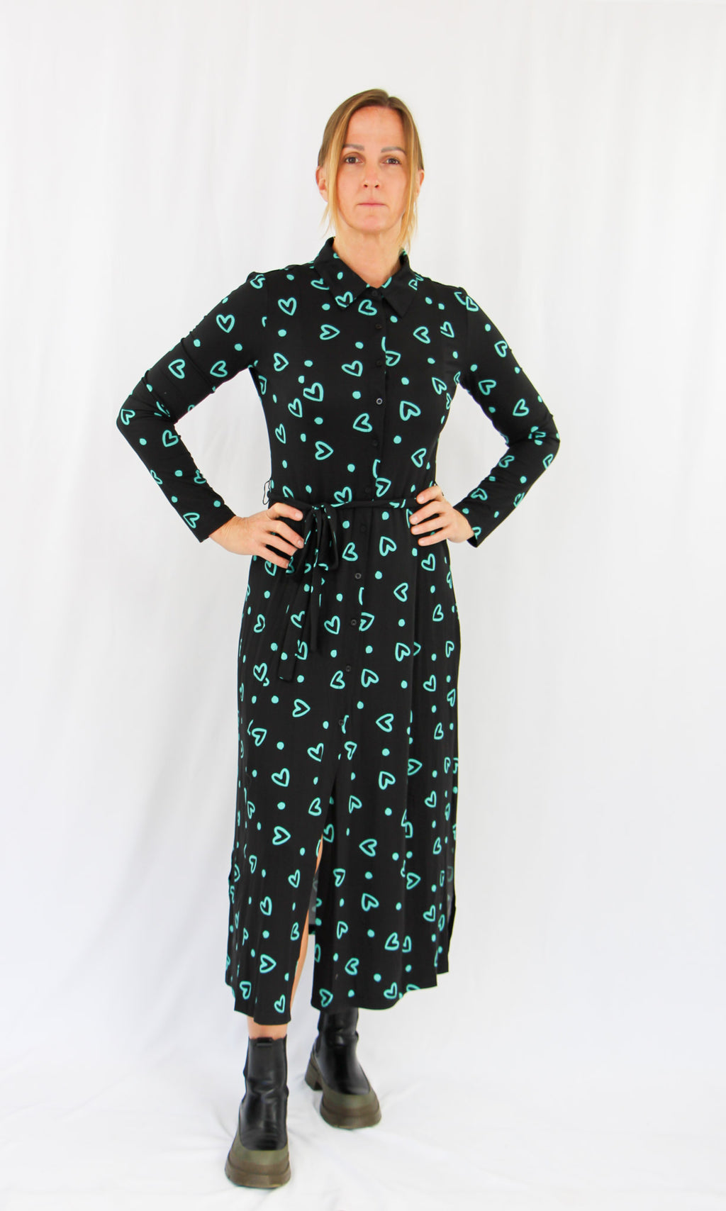 Black Long Sleeve Dress.