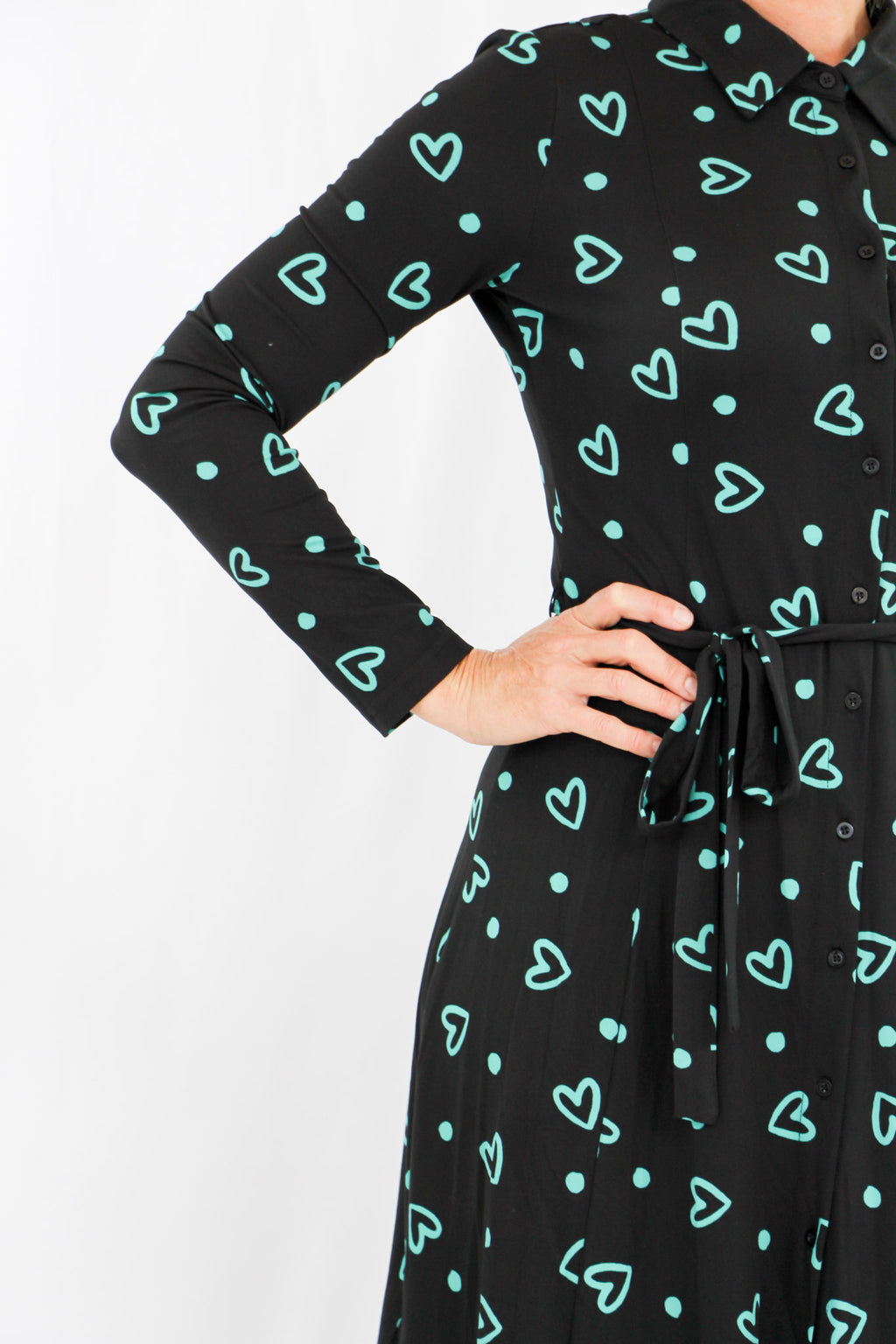Black Long Sleeve Dress.