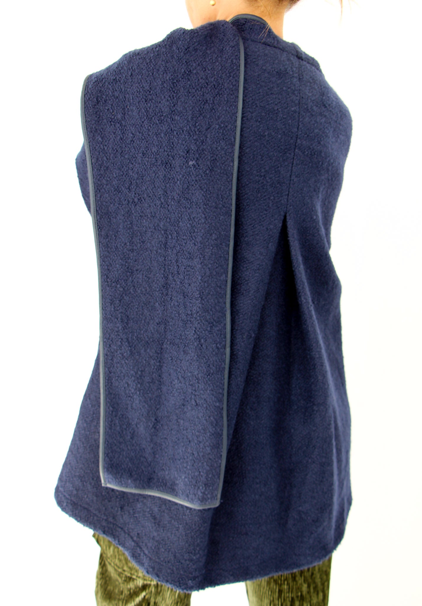 Blue Fleeced Jacket.