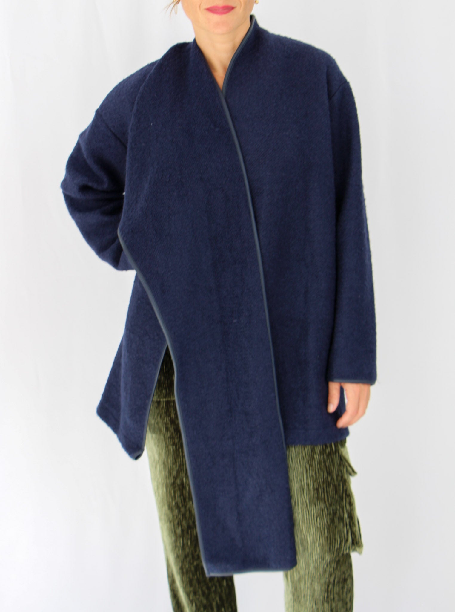 Blue Fleeced Jacket.