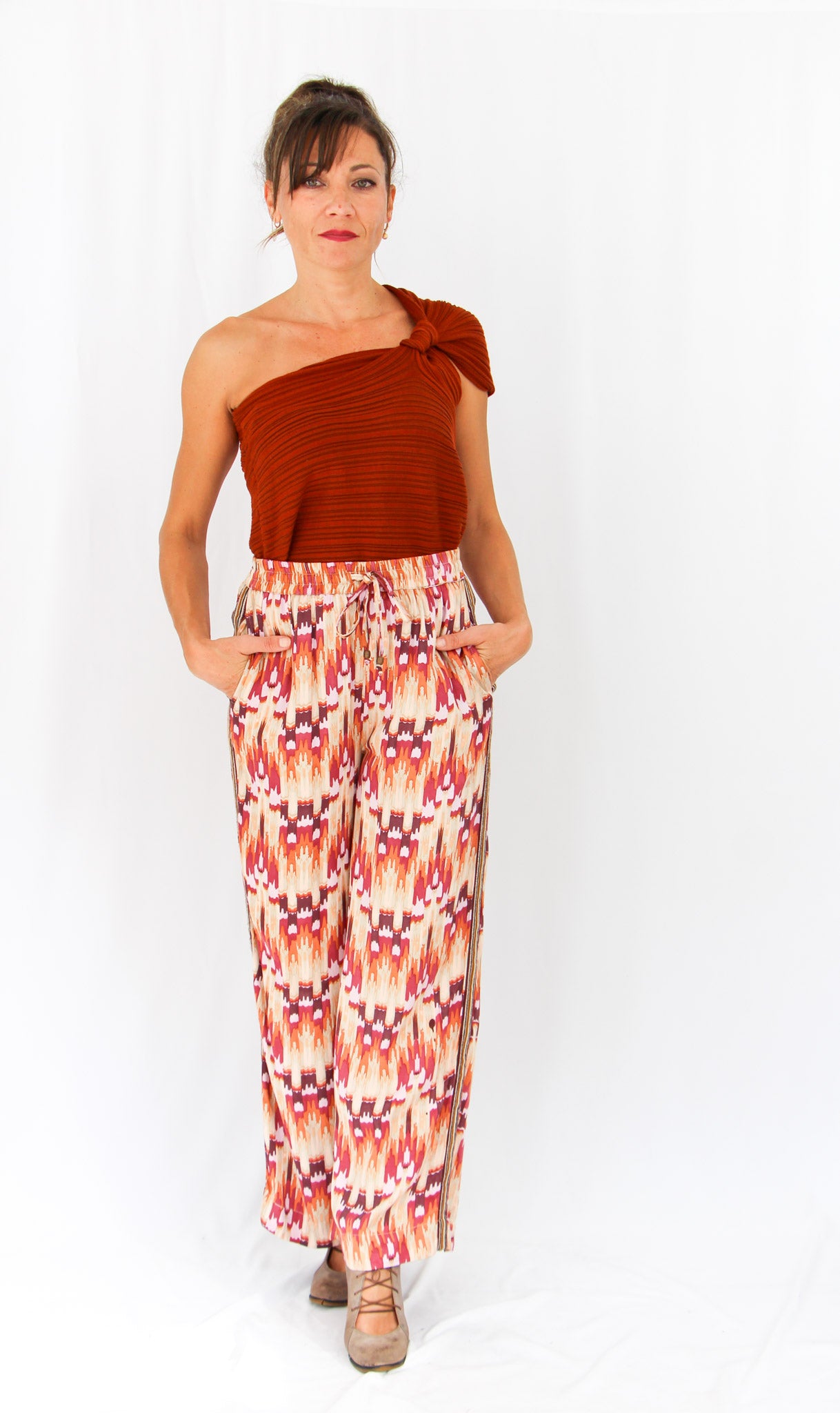 NKN Mosaic Autumn Print Pants.
