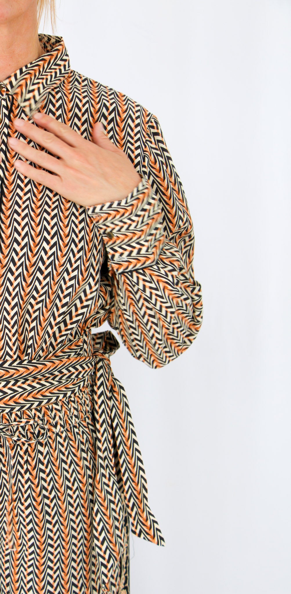 NKN Chevron Print Blouse.