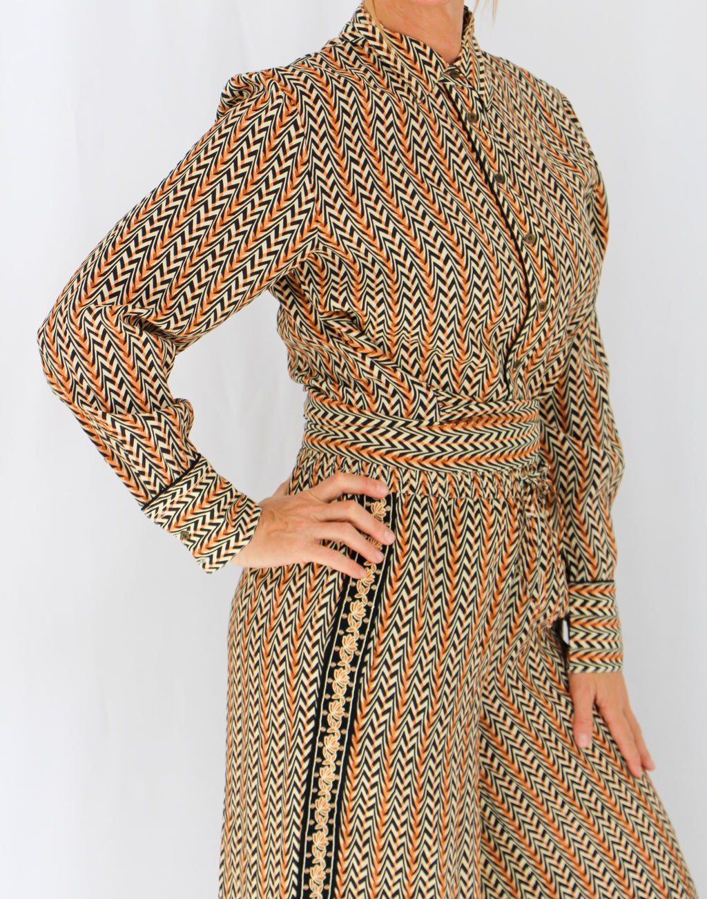 NKN Chevron Print Blouse.
