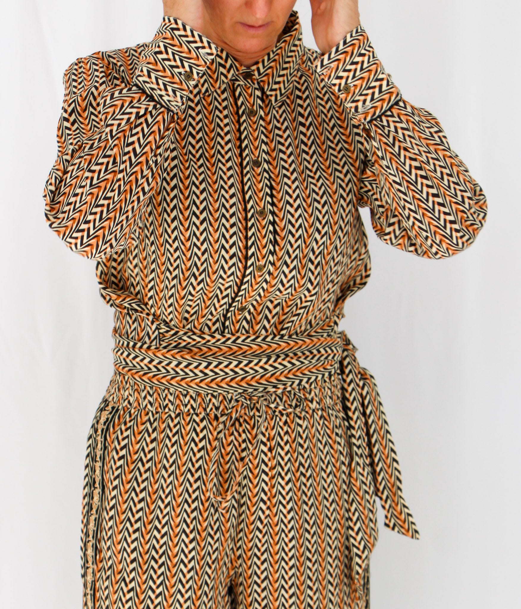 NKN Chevron Print Blouse.