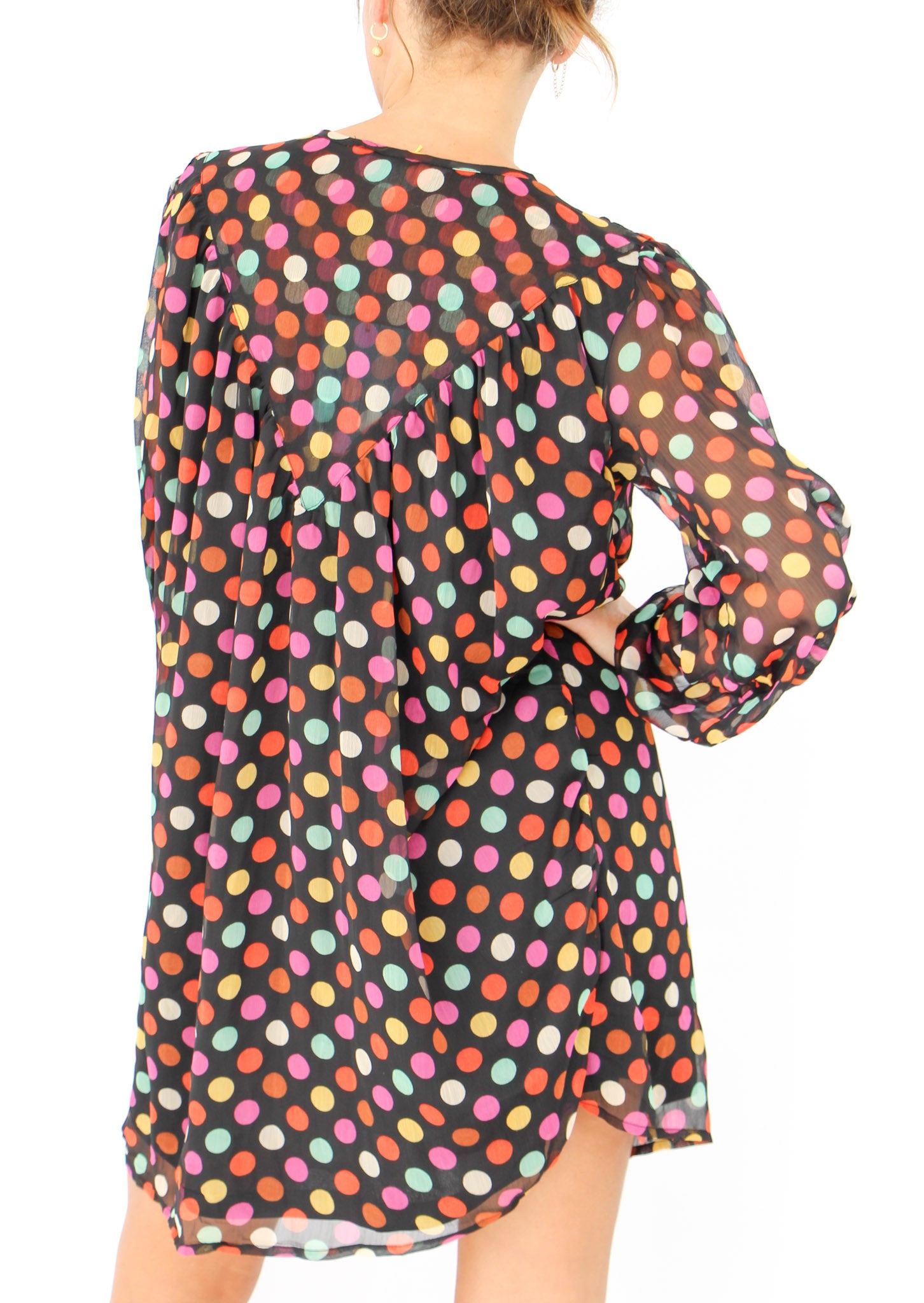 Pokadot Short Dress.