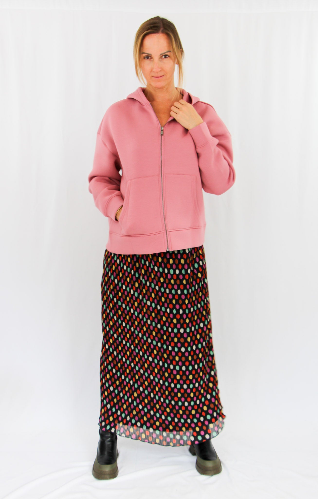 Pink Bomper Jacket.